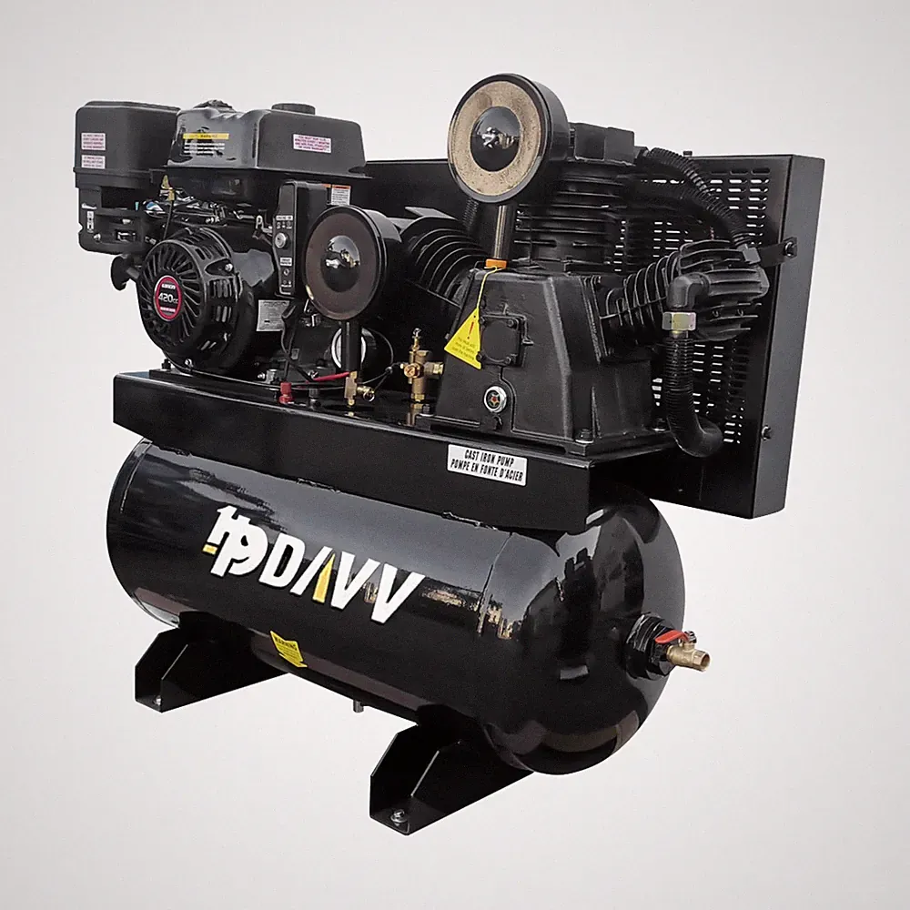 13HP Horizontal Gas-Powered Air Compressor 420CC Engine 30Gal Tank 180Psi 24Cfm