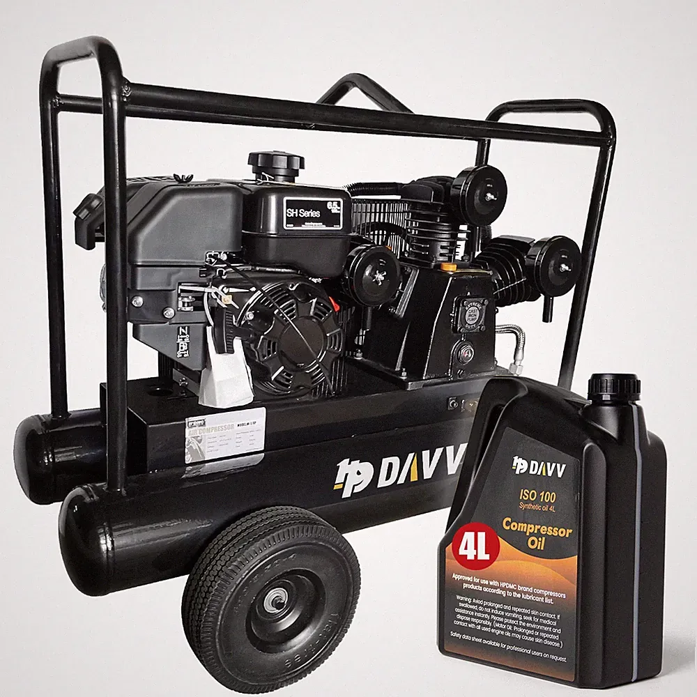 17Cfm 120Psi 6.5HP Portable Gas Driven Piston Air Compressor 9 Gal Tank + 4L Oil