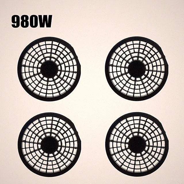 4pcs Air Compressor Fan Blade for Direct Connected Pump Silent and Efficient
