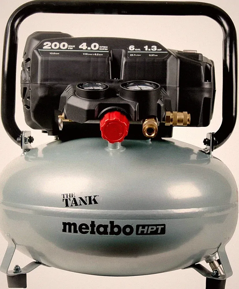 Air Compressor, the TANK, Portable Pancake Air Compressor 200 PSI, 6 Gallon Tank
