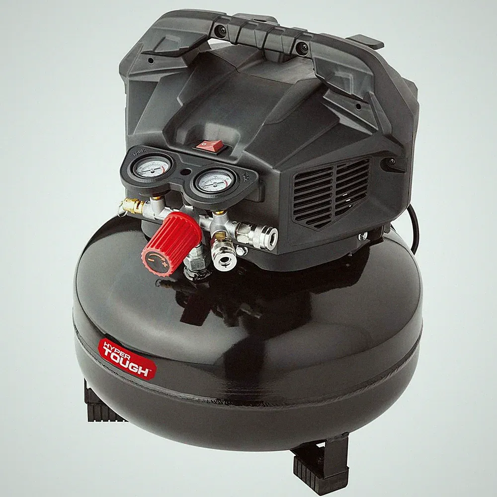 Black 150 PSI Oil-Free Pancake Air Compressor 6 gal