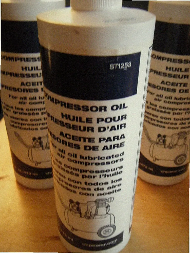 CH / CAMPBELL HAUSFELD ST1253 AIR COMPRESSOR OIL 16OZ BOTTLE 260225001
