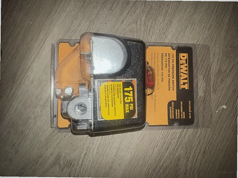 DEWALT 145-175 PSI Replacement Pressure Switch for Air Compressors