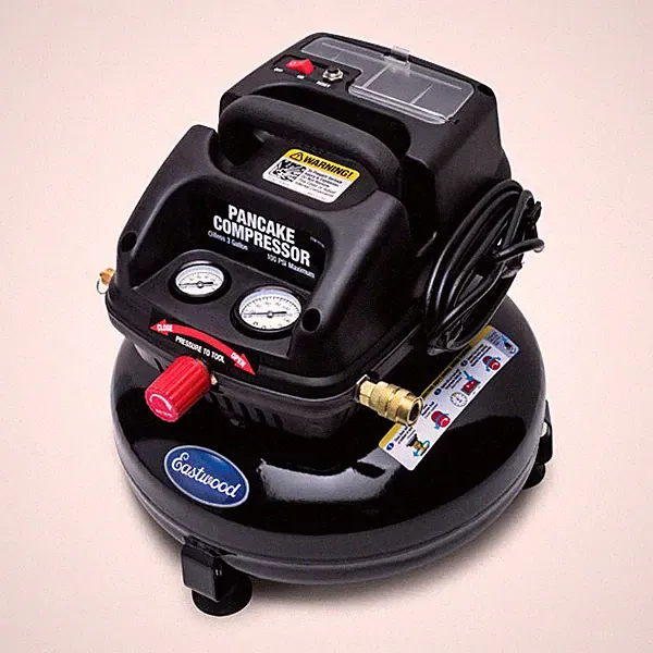 Eastwood 3 Gallons Oil Less Pancake Free Portable Air Compressor Certified New